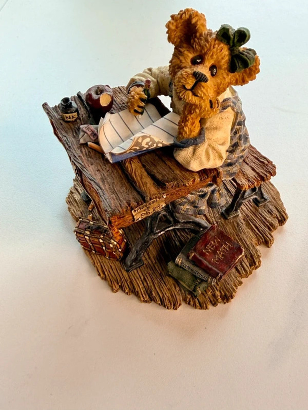 Boyds Bears Amy B Bearsdale Is It Lunchtime Yet Bearstone Figurine sku001